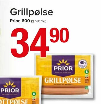 Spar Grillpølse tilbud