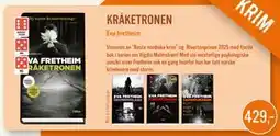 Ark Bokhandel KRÅKETRONEN tilbud