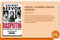 Ark Bokhandel RASPUTIN - OG ROMANOV-FAMILIENS UNDERGANG tilbud