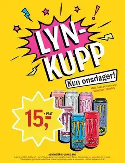 Coop Prix ALL MONSTER 0,5 L SINGEL BOKS tilbud