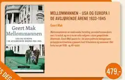 Ark Bokhandel MELLOMMANNEN - USA OG EUROPA I DE AVGJØRENDE ÅRENE 1933-1945 tilbud