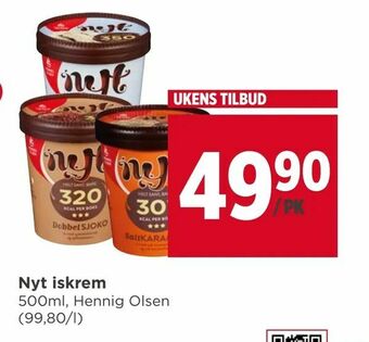 Meny Nyt iskrem tilbud