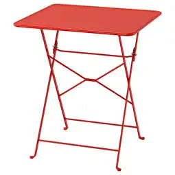 IKEA SundsÖ Bord, klarrød utendørs, 65x65 cm tilbud