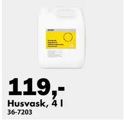 Biltema Husvask, 4 l tilbud
