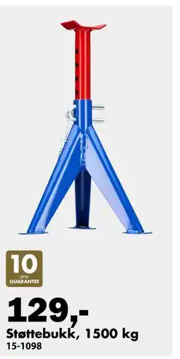 Biltema Støttebukk, 1500 kg tilbud