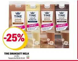 Coop Extra Tine smaksatt melk tilbud