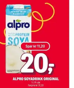 Coop Extra Alpro soyadrikk original tilbud