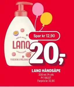 Coop Extra Lano håndsåpe tilbud
