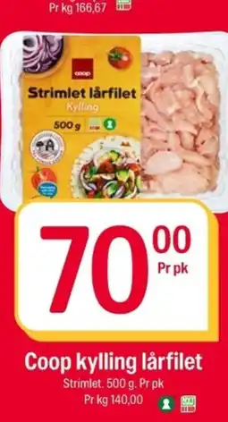 Coop Extra Coop kylling lårfilet tilbud