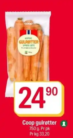 Coop Extra Coop gulrøtter tilbud