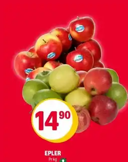 Coop Extra Epler pr kg tilbud