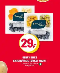 Coop Extra Berry bites bær/nøtter/tørket frukt tilbud