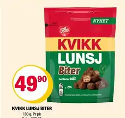 Coop Extra Kvikk lunsj biter tilbud