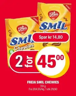 Coop Extra Freia smil chewies tilbud
