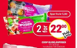 Coop Extra Coop glidelåsposer tilbud