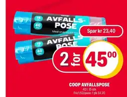 Coop Extra Coop avfallspose tilbud