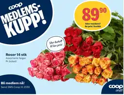 Coop Extra Roser 14 stk tilbud