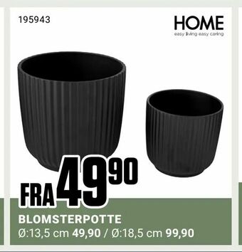 Europris Blomsterpotte tilbud