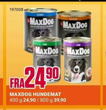 Europris Maxdog hundemat tilbud