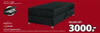 JYSK Plus b40 rammemadrass tilbud