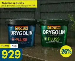 Maxbo Oljedekkbeis og oljemaling tilbud