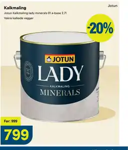 Maxbo Jotun Kalkmaling tilbud