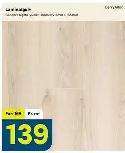 Maxbo Laminatgulv tilbud
