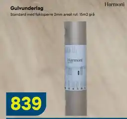 Maxbo Harmoni Gulvunderlag tilbud