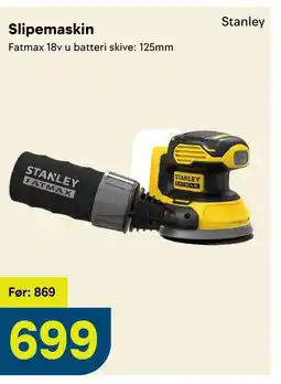 Maxbo Stanley Slipemaskin tilbud