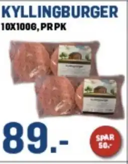 Price Lagerbutikk Kyllingburger tilbud