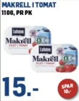 Price Lagerbutikk Makrell i tomat tilbud