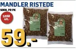 Price Lagerbutikk Mandler ristede tilbud
