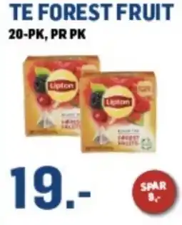 Price Lagerbutikk Lipton Te forest fruit tilbud