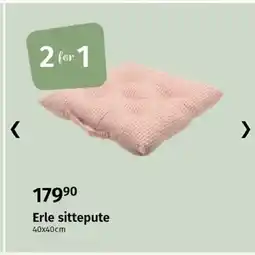 Nille Erle sittepute tilbud