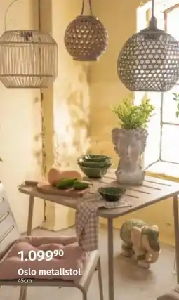 Nille Oslo metallstol tilbud