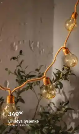 Nille Lindøya lyslenke tilbud