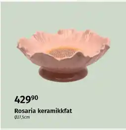 Nille Rosaria keramikkfat tilbud