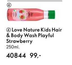 Oriflame Love Nature Kids Hair & Body Wash Playful Strawberry tilbud