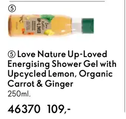 Oriflame Love Nature Up-Loved Energising Shower Gel with Upcycled Lemon, Organic Carrot & Ginger tilbud