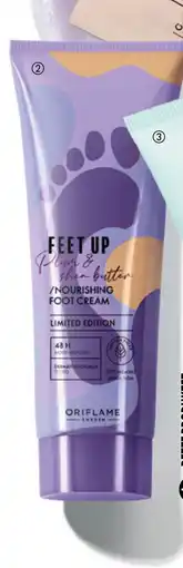 Oriflame Feet Up Plum & Shea Butter / Nourishing Foot Cream tilbud