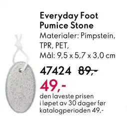 Oriflame Everyday Foot Pumice Stone tilbud