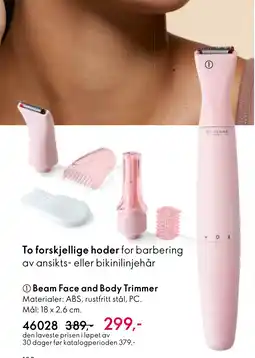 Oriflame Beam Face and Body Trimmer tilbud