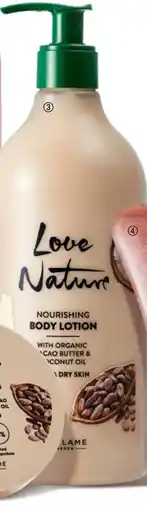 Oriflame Love Nature Nourishing Body Lotion with Organic Cacao Butter & Coconut Oil tilbud