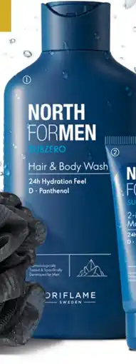 Oriflame North For Men Subzero Hair & Body Wash tilbud