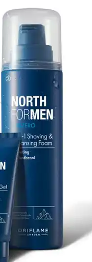 Oriflame North For Men Subzero 2-in-1 Shaving & Cleansing Foam tilbud