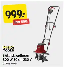 Jula Elektrisk jordfreser 800 W 30 cm 230 V tilbud