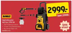 Jula Høytrykkspyler 160 bar 2700 W tilbud
