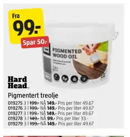 Jula Pigmentert treolje tilbud