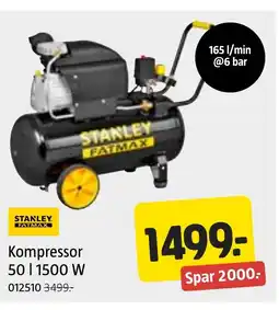 Jula Kompressor 50 l 1500W tilbud
