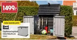 Jula Oppbevaringsbod 130x110x74 cm tilbud